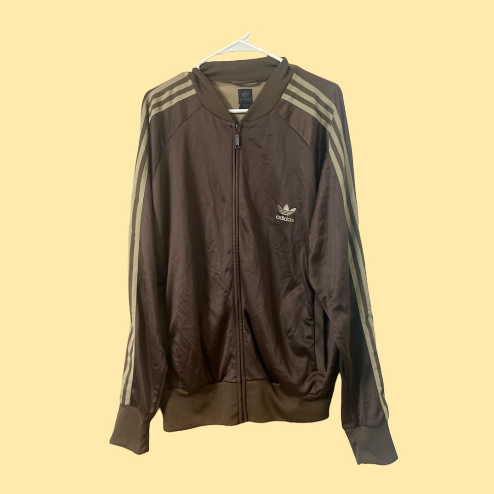 (SOLD) Adidas Originals Brown Track Jacket - Picture 1 of 6